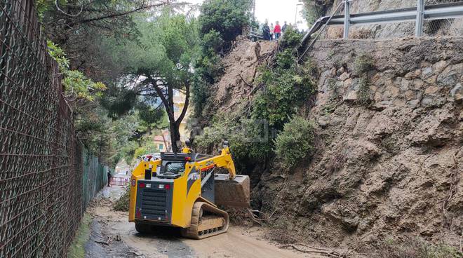 Ventimiglia, rischio crollo: via Bandette resta chiusa fino a intervento dei privati