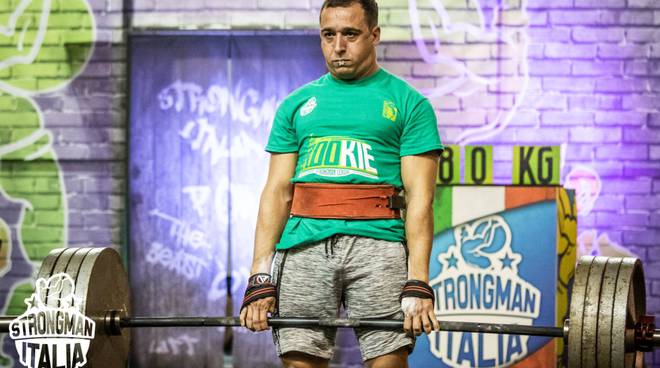 L’imperiese Dario Marzo è il nuovo campione italiano di Strongman categoria Rookie under 80
