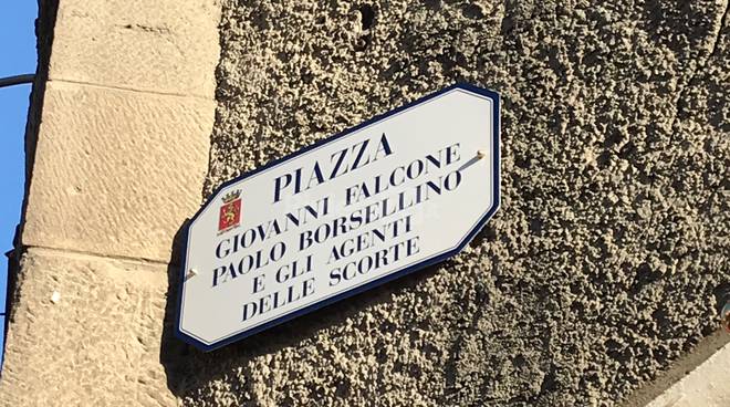 Ventimiglia intitola una piazza a Falcone e Borsellino, Libera Imperia: «Non dobbiamo mai dimenticare»