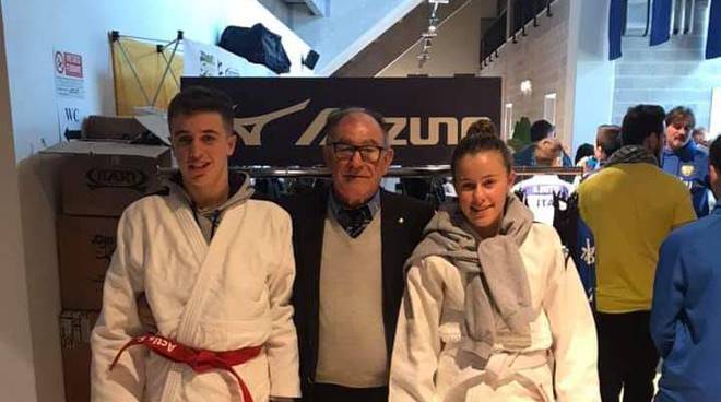 Trofeo Italia di Judo a Riccione, buon risultato per gli atleti di Taggia Carola e Samuele Actis