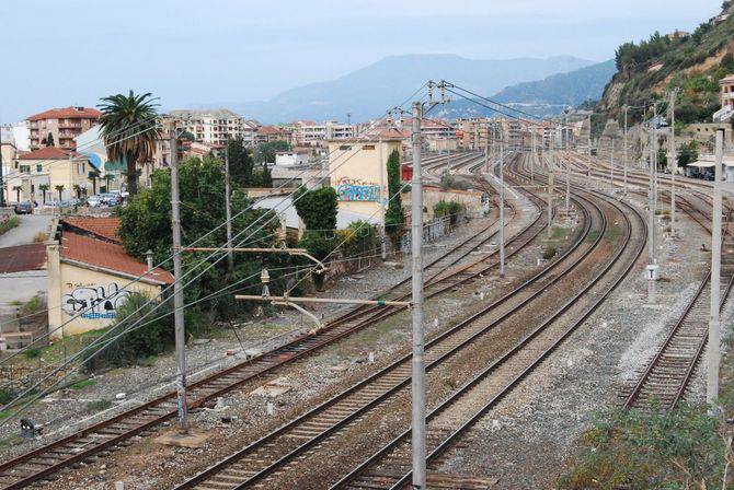 Ferrovia Ventimiglia aree fs