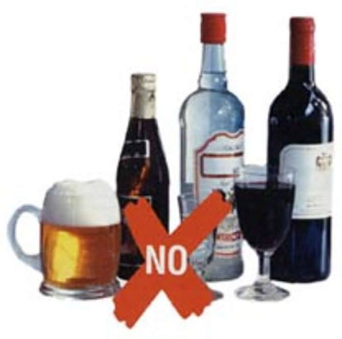 divieto di alcolici