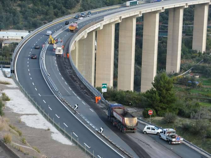 A10 Autofiori Autostrada dei Fiori generica cantiere