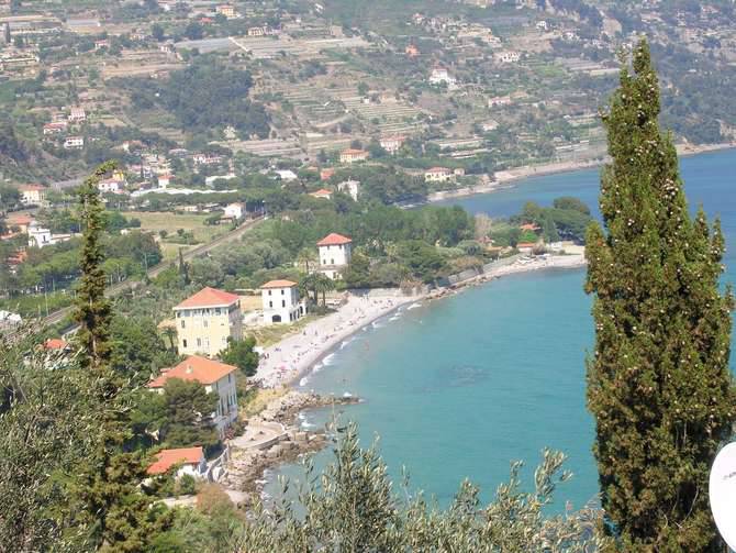 Ventimiglia spiaggia Latte prima