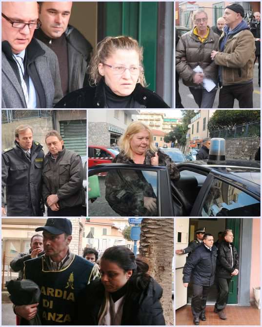 Collage Blitz Guardia di Finanza casa riposo Borea Sanremo gennaio 20121