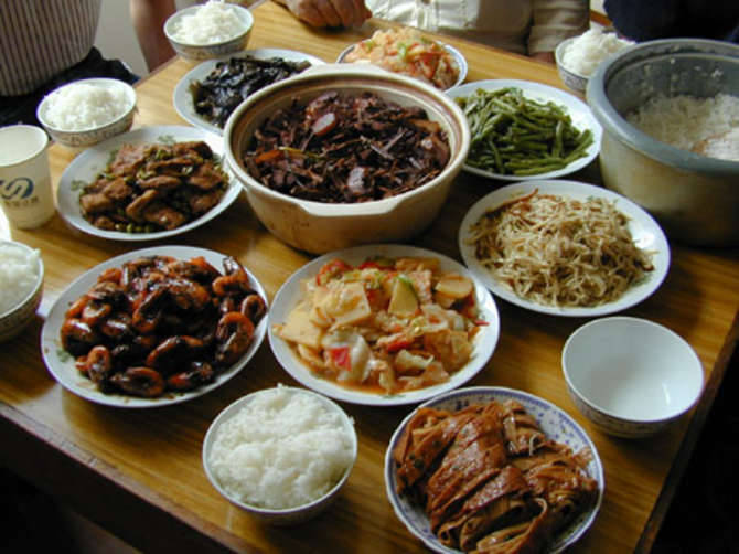 Cucina ristorante cinese