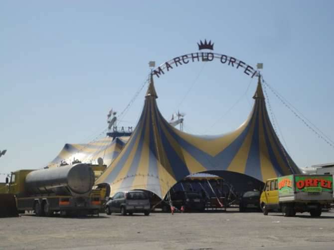 messa circo orfei sanremo