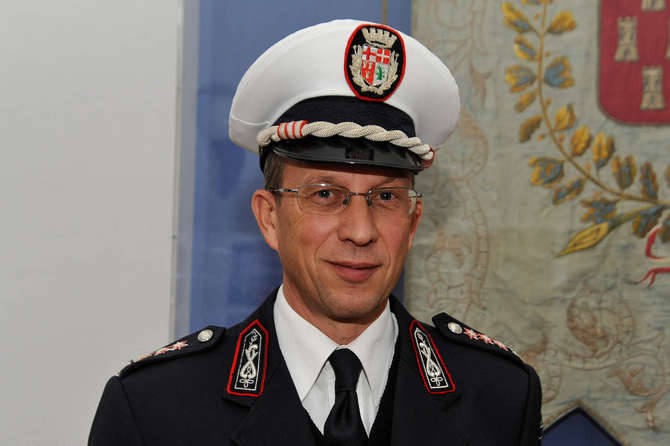 Il comandante Aldo Bergaminelli