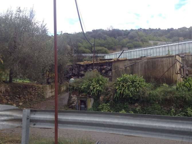 Incendio serra San Biagio zona Canavaira