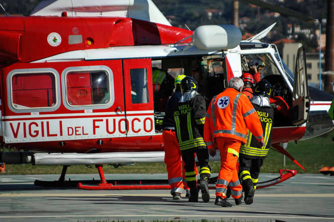 incidente ciclista pantasina elicottero san lazzaro imperia 23/2/14