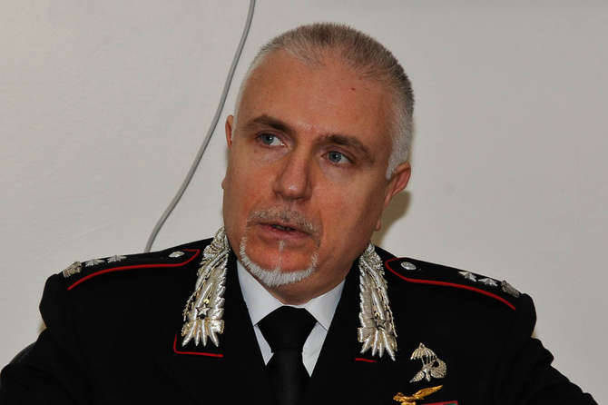 Il Comandante Provinciale, Ten. Col. Luciano Zarbano
