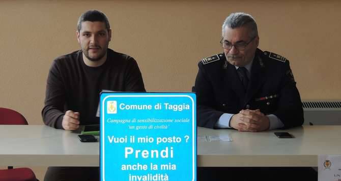 presentazione parcheggi rosa taggia - un gesto di civiltà