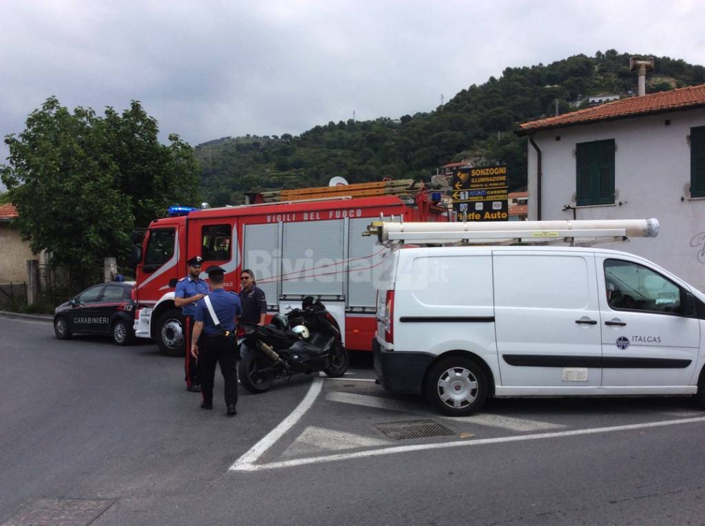 fuga di gas camporosso maggio 2015 115 carabinieri