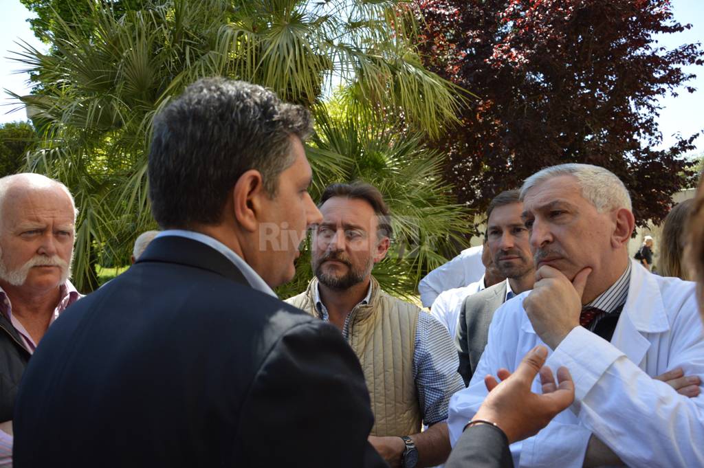 Giovanni Toti ospedale di Bordighera