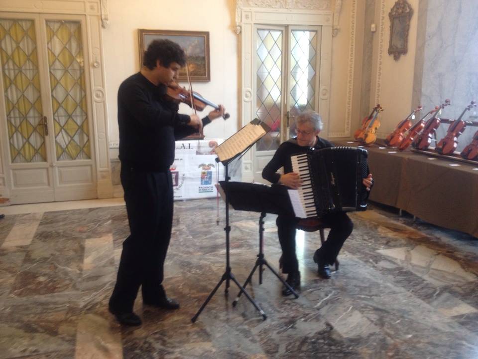 il Duo Giovanni Sardo al Violino e Sergio Scappini