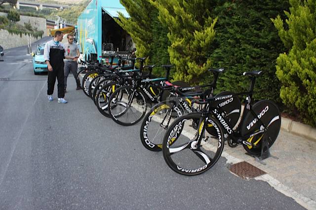 preparativi partenza giro d'italia san lorenzo al mare