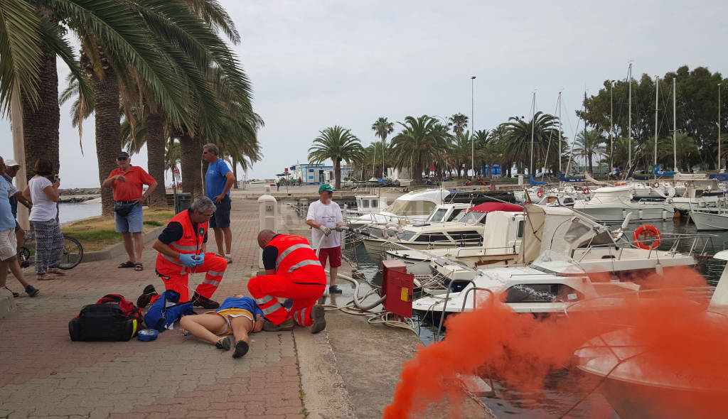 esercitazione antincendio alla darsena 