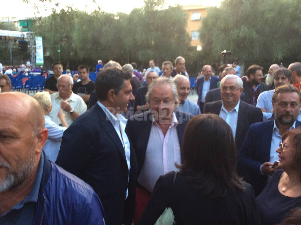 Toti e Maroni a Bordighera 2015