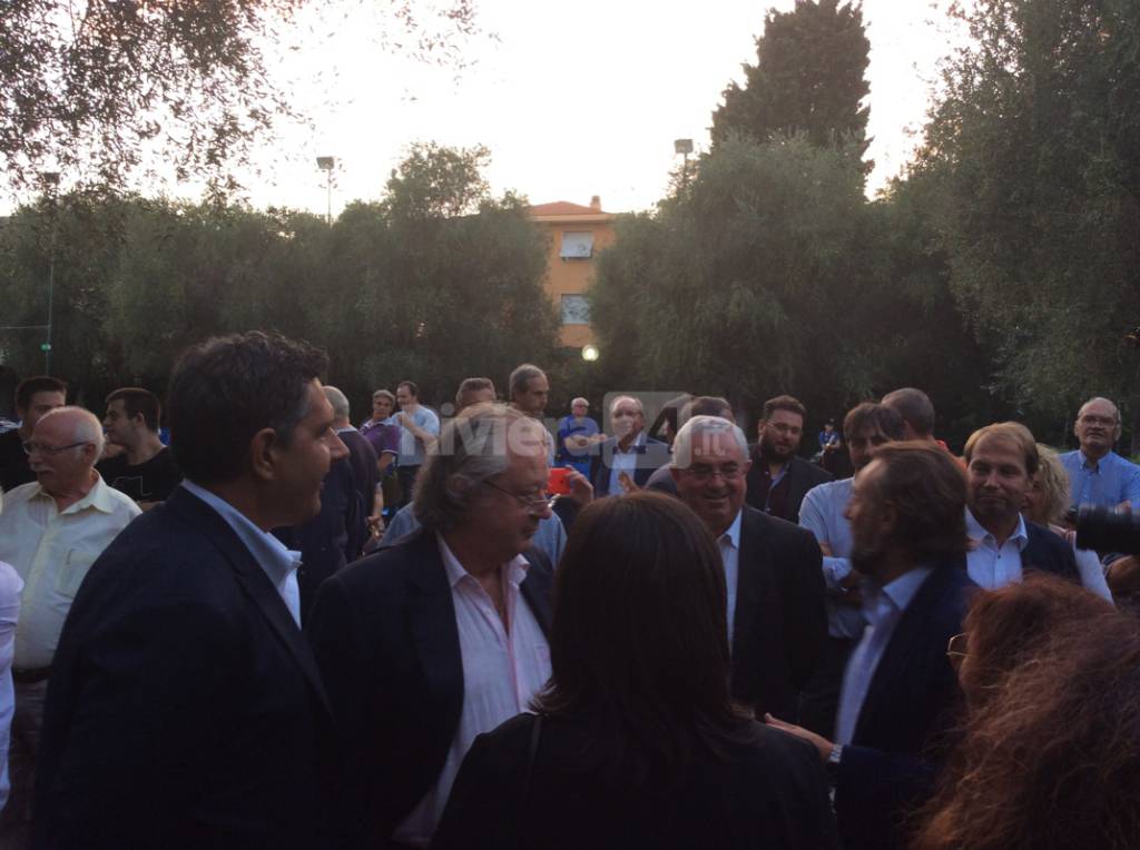 Toti e Maroni a Bordighera 2015