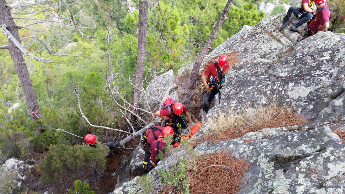 pompieri vigili del fuoco saf montagna