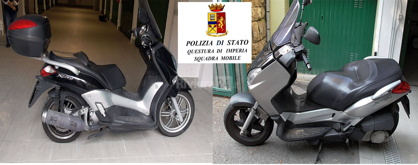 Sequestro squadra mobile katana bomba a mano granata scooter settembre 2015