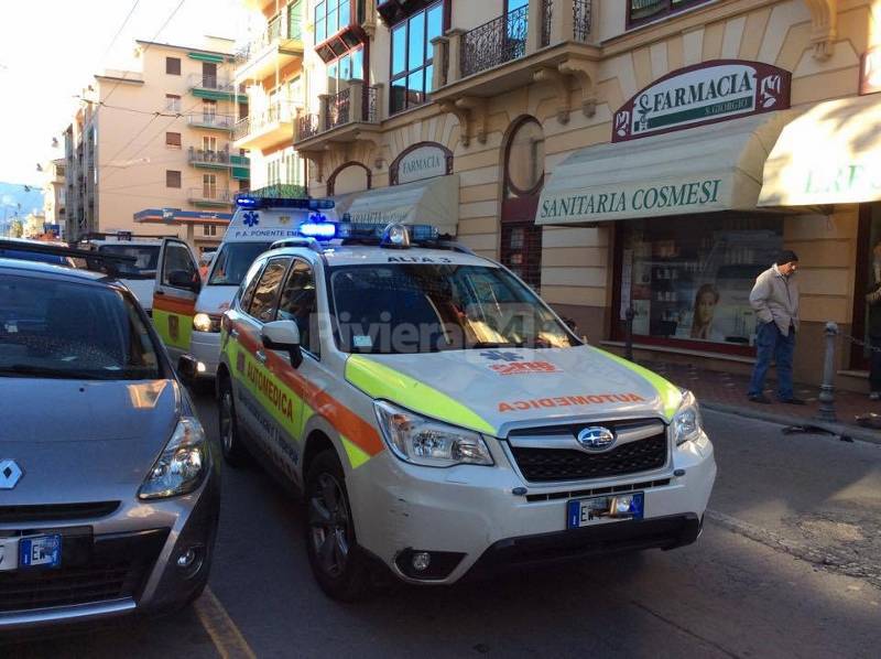 bordighera frontale auto contro moto novembre 2015