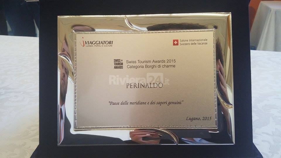 Perinaldo premiato con lo Swiss Tourism Award come “borgo di charme”