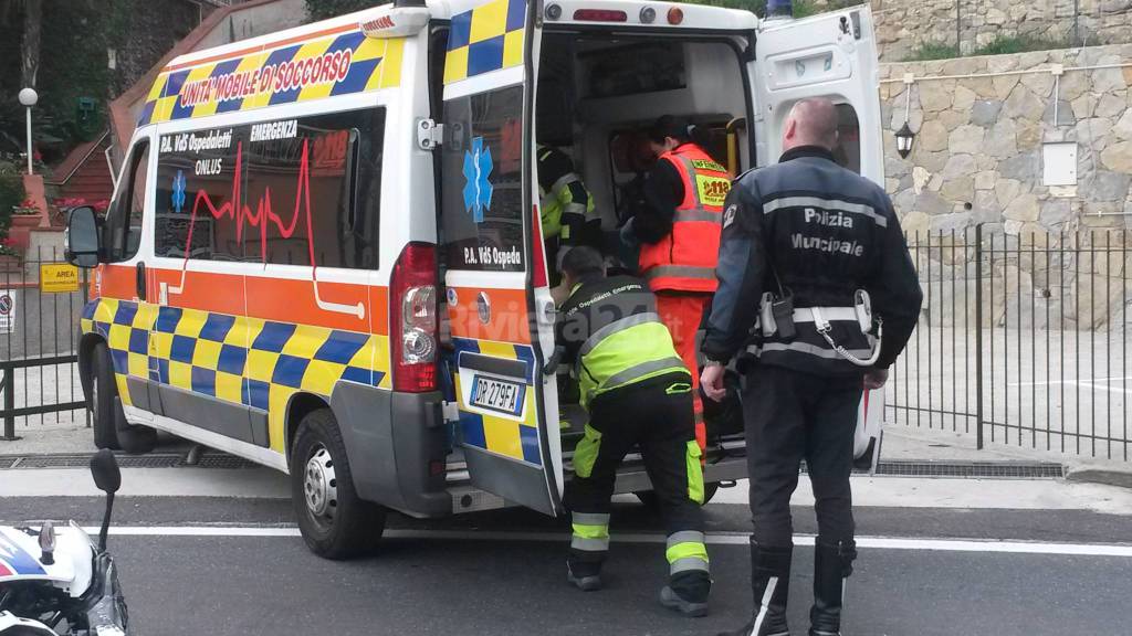 incidente moto ospedaletti emergenza 118 soccorsi