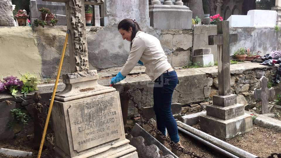 volontari cimitero monumentale sanremo