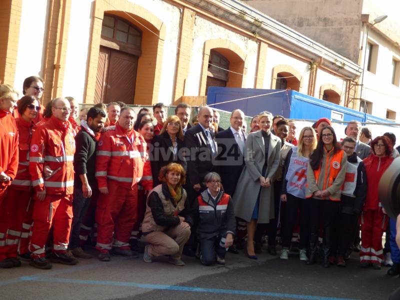 Principe Monaco in visita a Ventimiglia, febb 2016