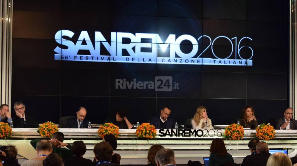 Sanremo, conferenza stampa di apertura del Festival 2016