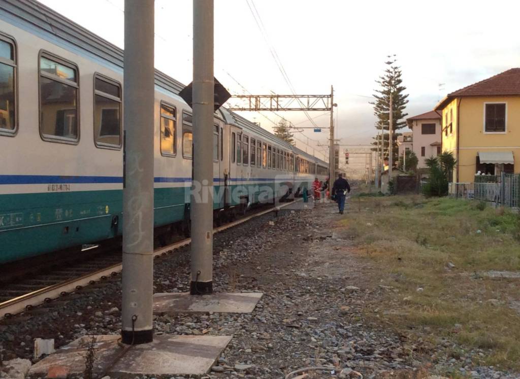 stazione bordighera morto sotto treno febbraio 2016