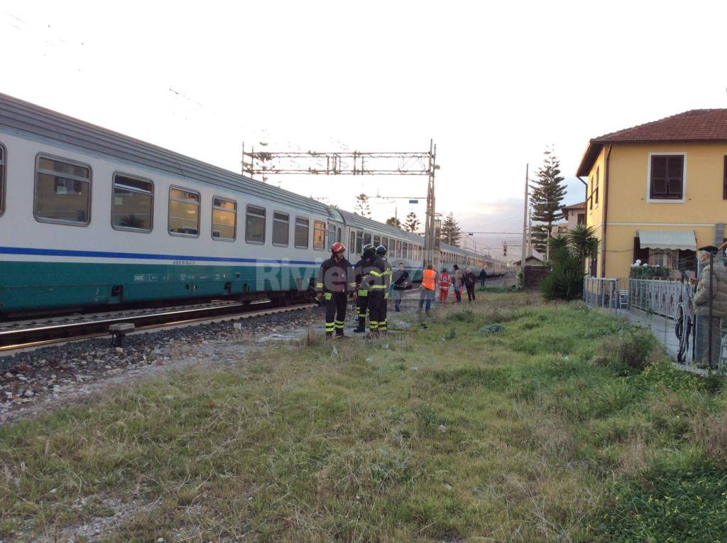 stazione bordighera morto sotto treno febbraio 2016