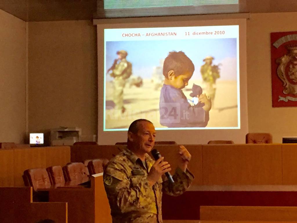 Conferenza del Generale degli Alpini Marcello Bellacicco sulle missioni di pace