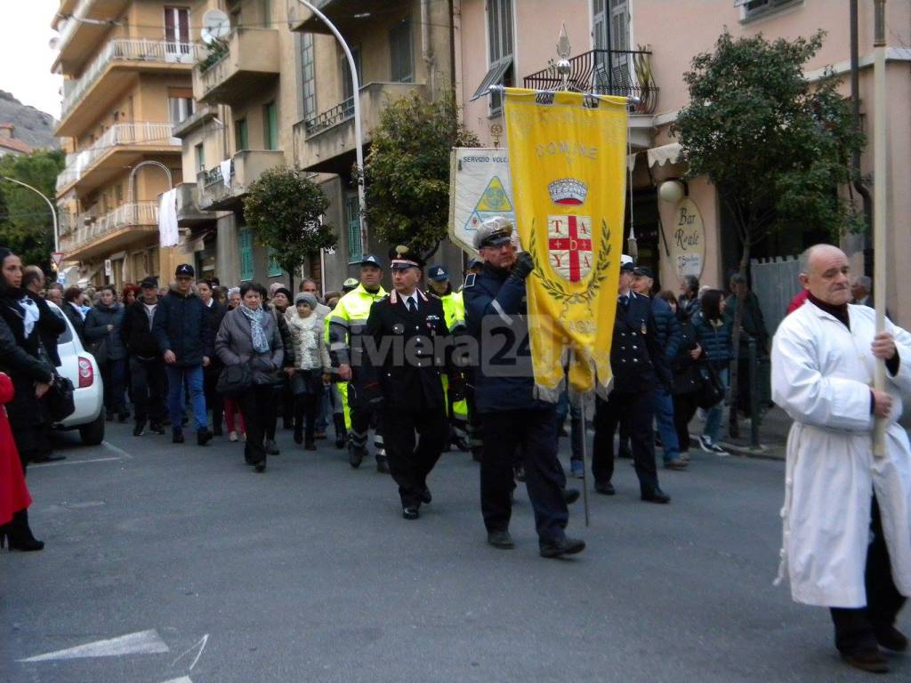 Madonna Miracolosa di Taggia, le immagini della processione