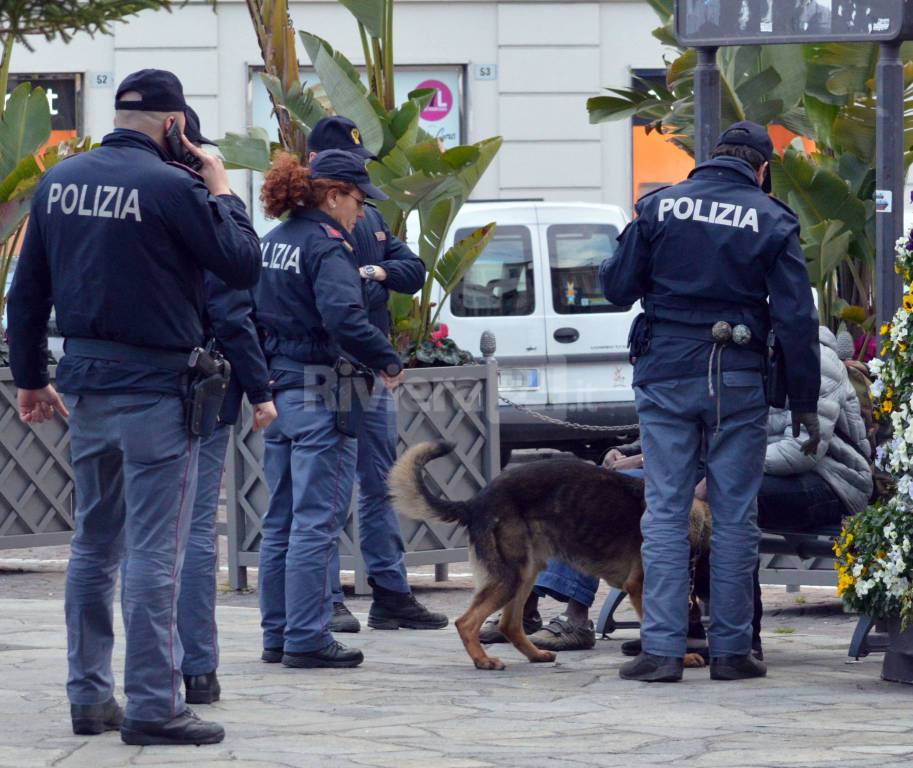 polizia controlli manso laricchia cane antidroga