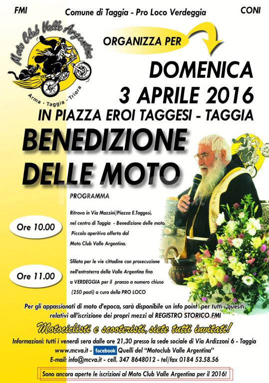 riviera24 - 3 aprile 2016, benedizione delle moto