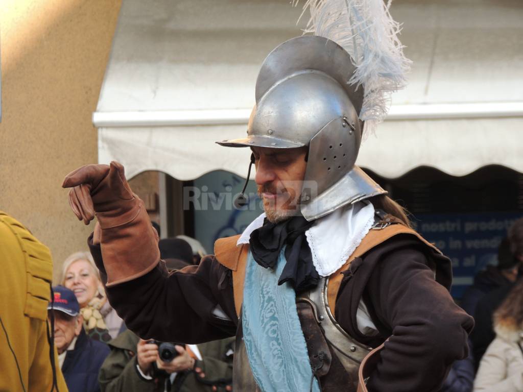 Taggia, in piazza IV Novembre la "Rievocazione della grande battaglia del 1625"