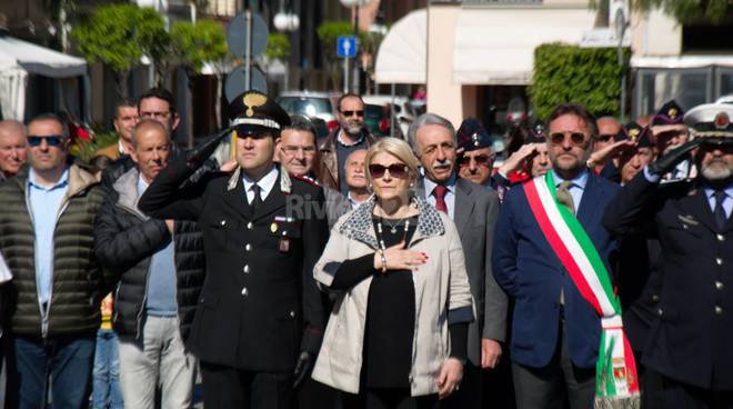 Bordighera celebra il 25 aprile: corteo e messa solenne alla presenza di autorità