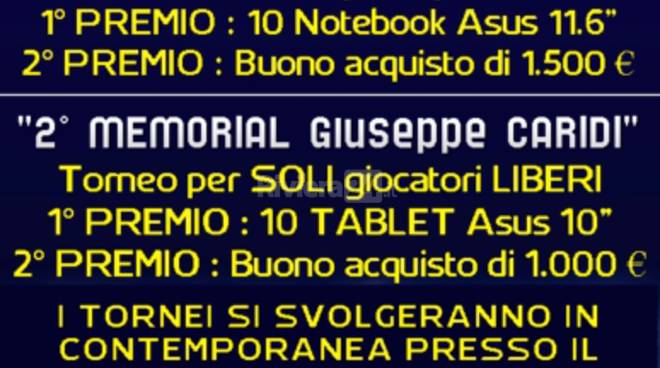 I Gironi e il calendario del 20° trofeo Città di Sanremo