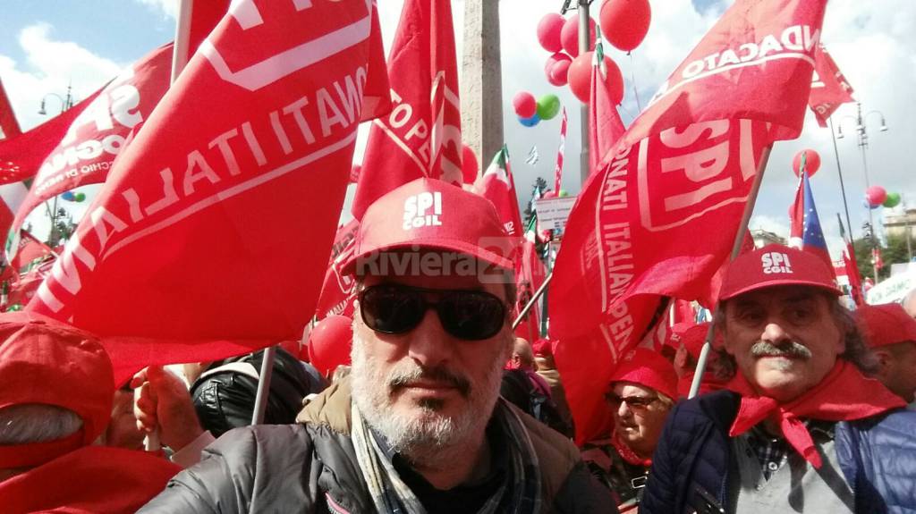 riviera24 - Manifestazione unitaria di Spi Cgil, Fnp Cisl e Uilp Uil a Roma
