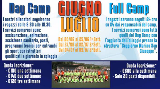 Grande successo di interesse per il primo Errea’ Summer Camp Imperia