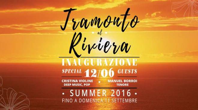 “Tramonto al Riviera”, dal 12 giugno ogni domenica l’apericena esclusivo dell’Hotel Riviera dei Fiori