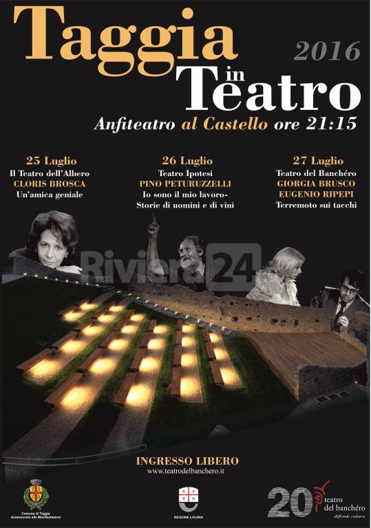 riivera24 -  "Taggia in Teatro", il Banchéro torna al Castello