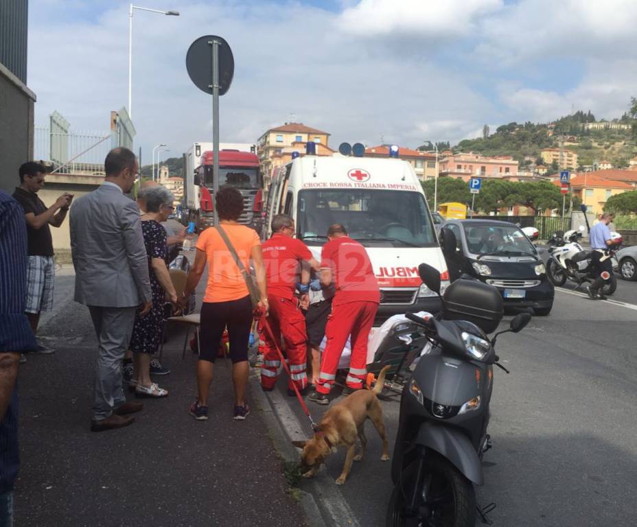 riviera 24 - Incidente in scooter, ferito il padre dell'ex sindaco Strescino