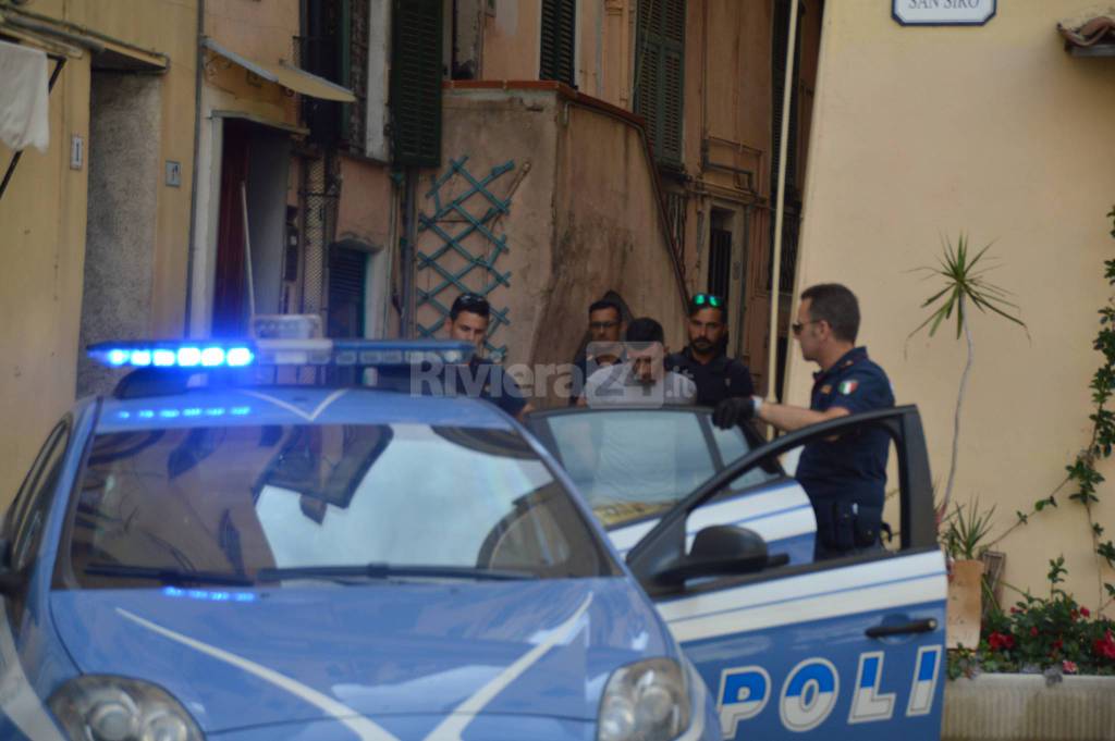 riviera 24 -  polizia sanremo arresto piazza san siro