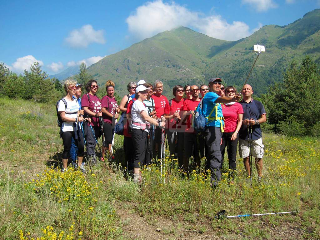 riviera24 -Successo per la passeggiata di Nordic Walking ad Agaggio