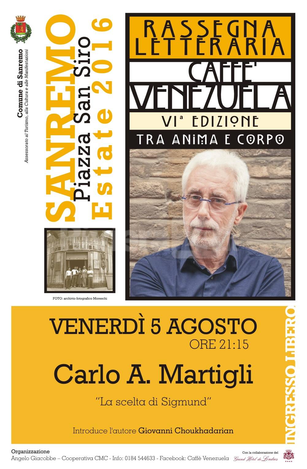 riviera24 - Carlo A. Martigli ospite a Caffè Venezuela