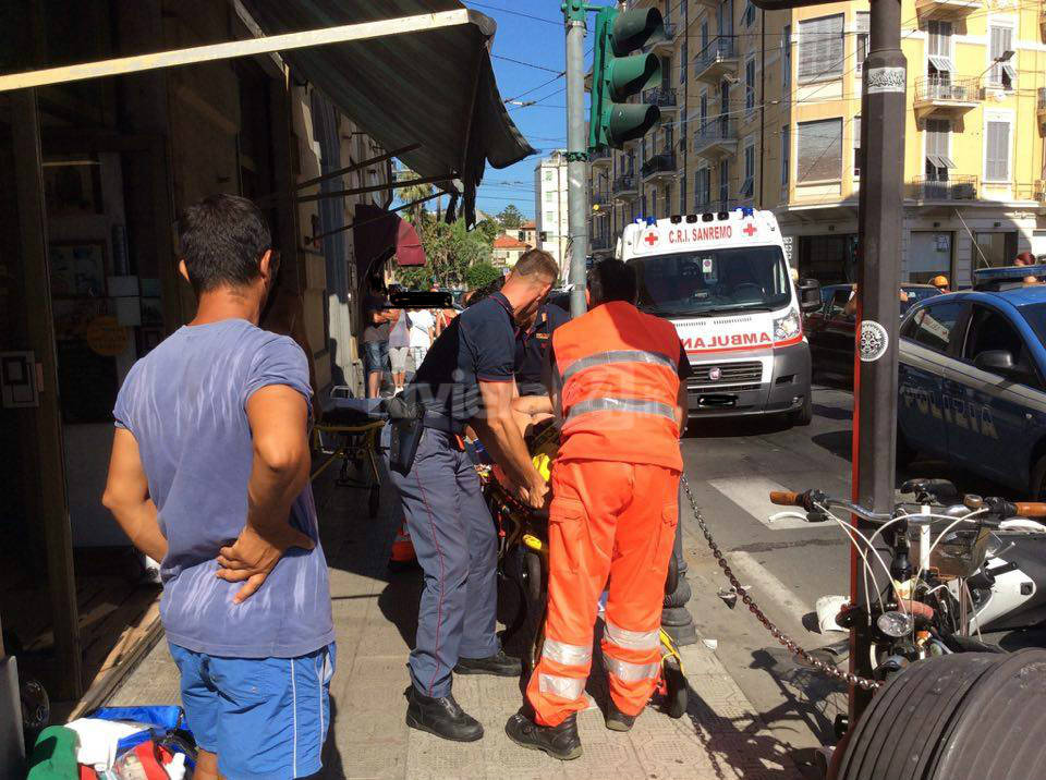 riviera24 - Sanremo, incidente in centro