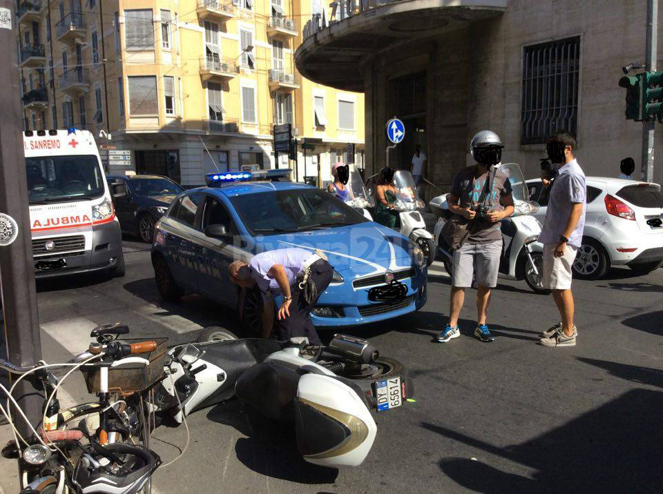 riviera24 - Sanremo, incidente in centro